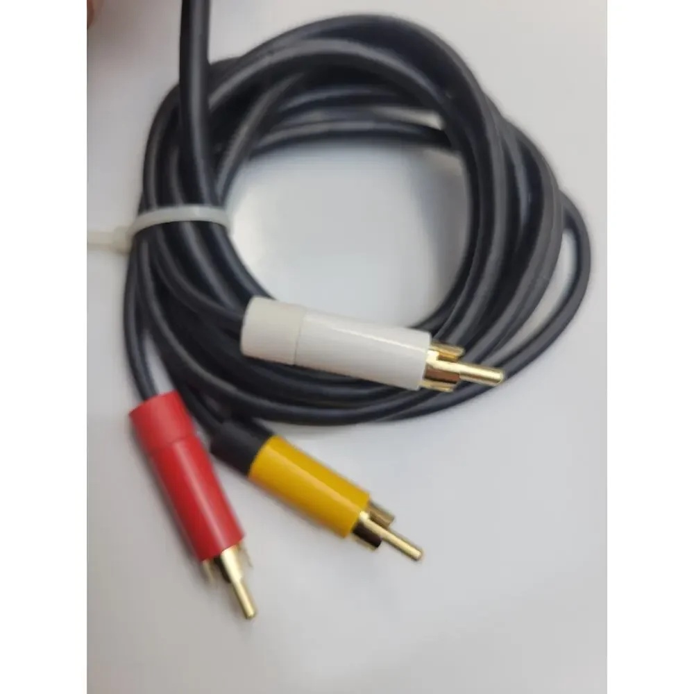 Official OEM Microsoft Xbox 360 AV Composite Audio/Video Cable RCA 6 Ft Fast